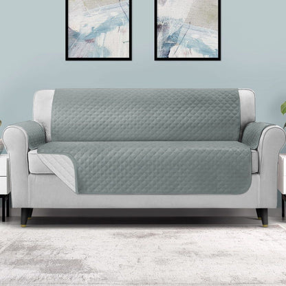Artiss Sofa Cover Couch Covers 4 Seater Easy to Clean Grey