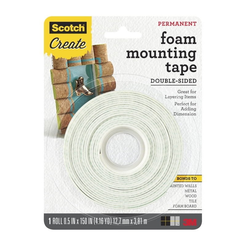 SCT Foam Mnt Tape 4013-CFT Bx6 Scotch