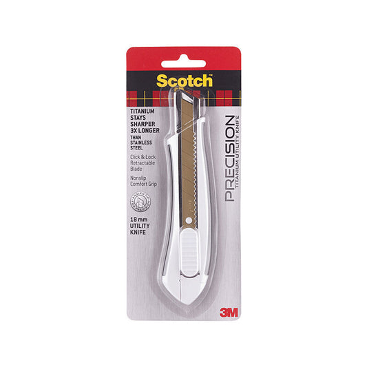 SCT T1-KL Util Knife 18mm Bx10 Scotch
