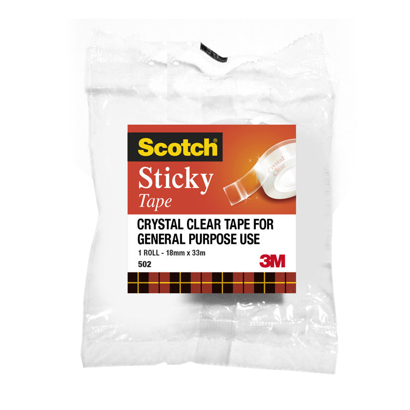 Scotch St Tpe 502 18mmX33M Bx8 Scotch