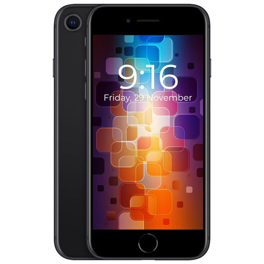 Apple iPhone SE 2nd Gen 64GB- Black Good-Refurbished Apple