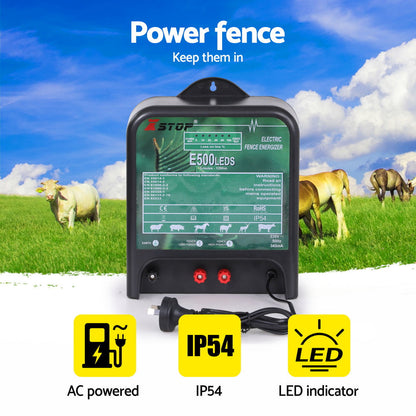 XSTOP Electric Fence Energiser 5J 220-240V 120km Tristar Online