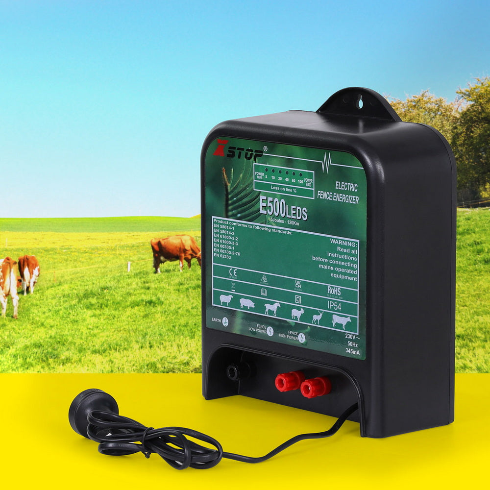 XSTOP Electric Fence Energiser 5J 220-240V 120km Tristar Online