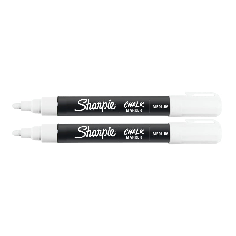 SH Chalk Wet Markr Wht Pk2 Bx4 Sharpie