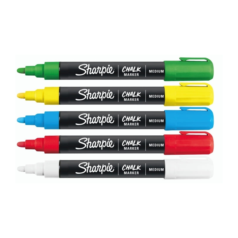 SH Chalk Wet Markr Ast Pk5 Bx4 Sharpie