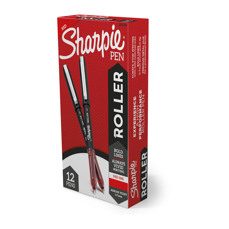 SH RB 0.7mm Arrow Pt Red Bx12 Sharpie
