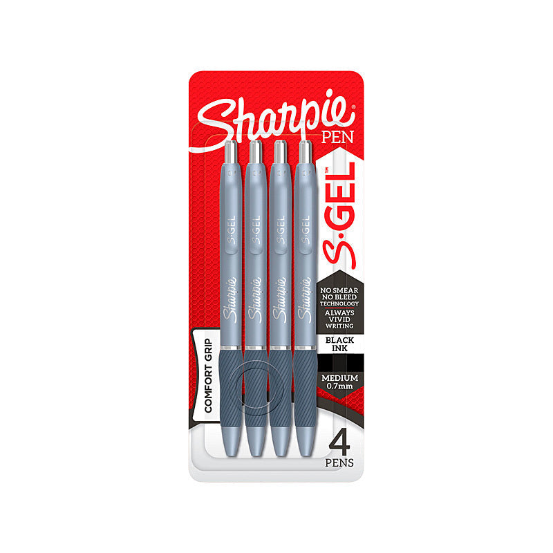 Sharpie GelBlue/Blk Pk4 Bx6 Sharpie