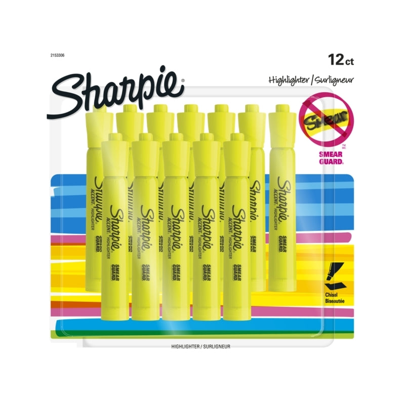 SH Hiltr Tank Ylw Pk12 Bx3 Sharpie