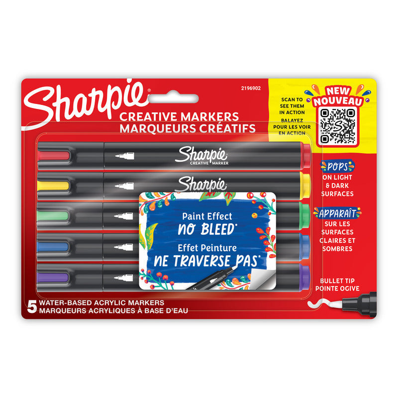 SH Creat Mrkr Blt Ast Pk5 Bx6 Sharpie