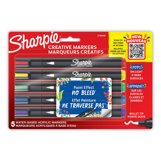 SH Creat Mrkr Blt Ast Pk5 Bx6 Sharpie