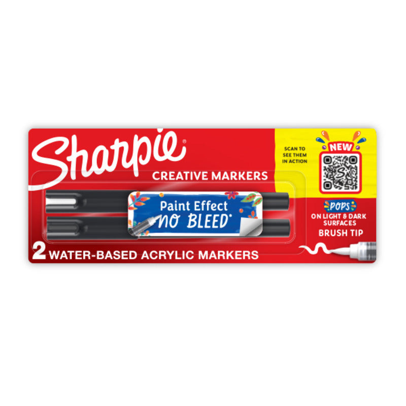 SH Creat Mrk Brush Ast Pk2 Bx6 Sharpie