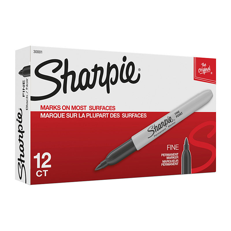 Sharpie Prm Mrk FP Blk NP Bx12 Sharpie