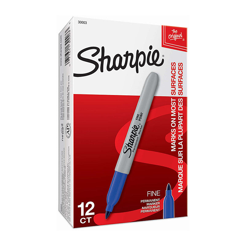 Sharpie Prm Mrk FP Blu NP Bx12 Sharpie