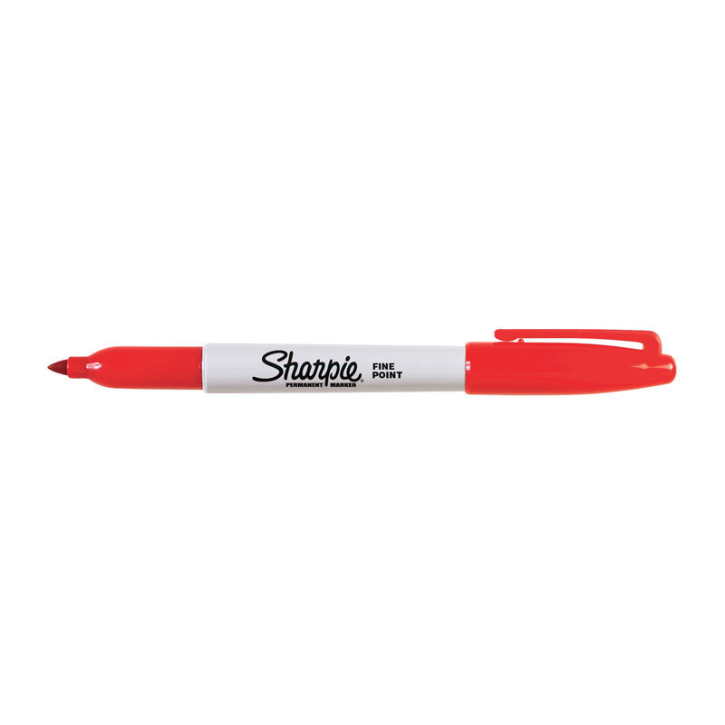 Sharpie Perm Mrkr FP Red Bx12 Sharpie