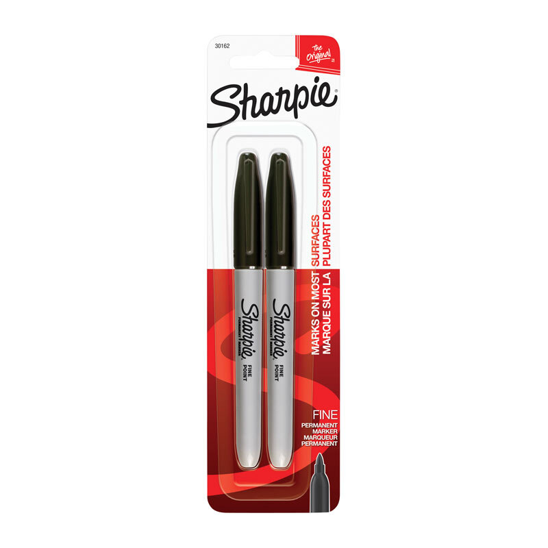 Sharpie PrmMark FP Blk Pk2 Bx6 Sharpie