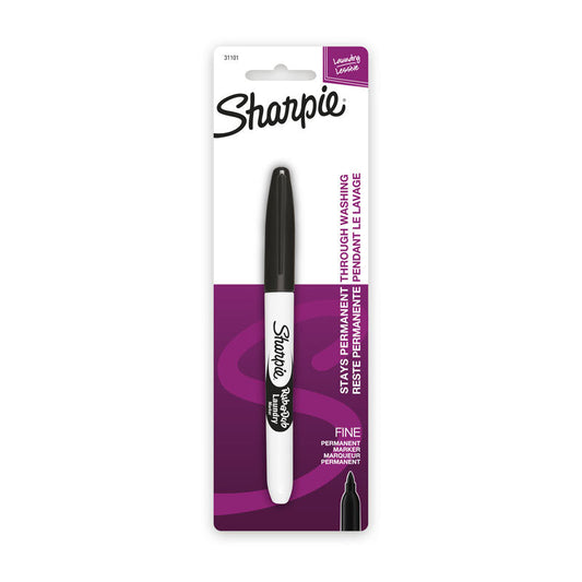 SH Rub aDub Lndry Mrkr Blk Bx6 Sharpie