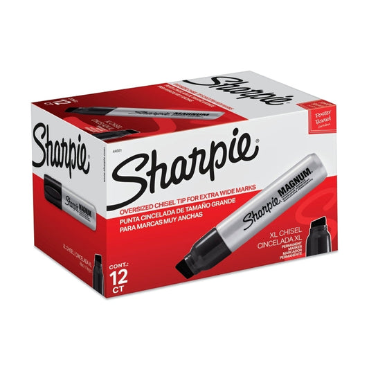 SH Magnum Perm Marker Blk Bx12 Sharpie