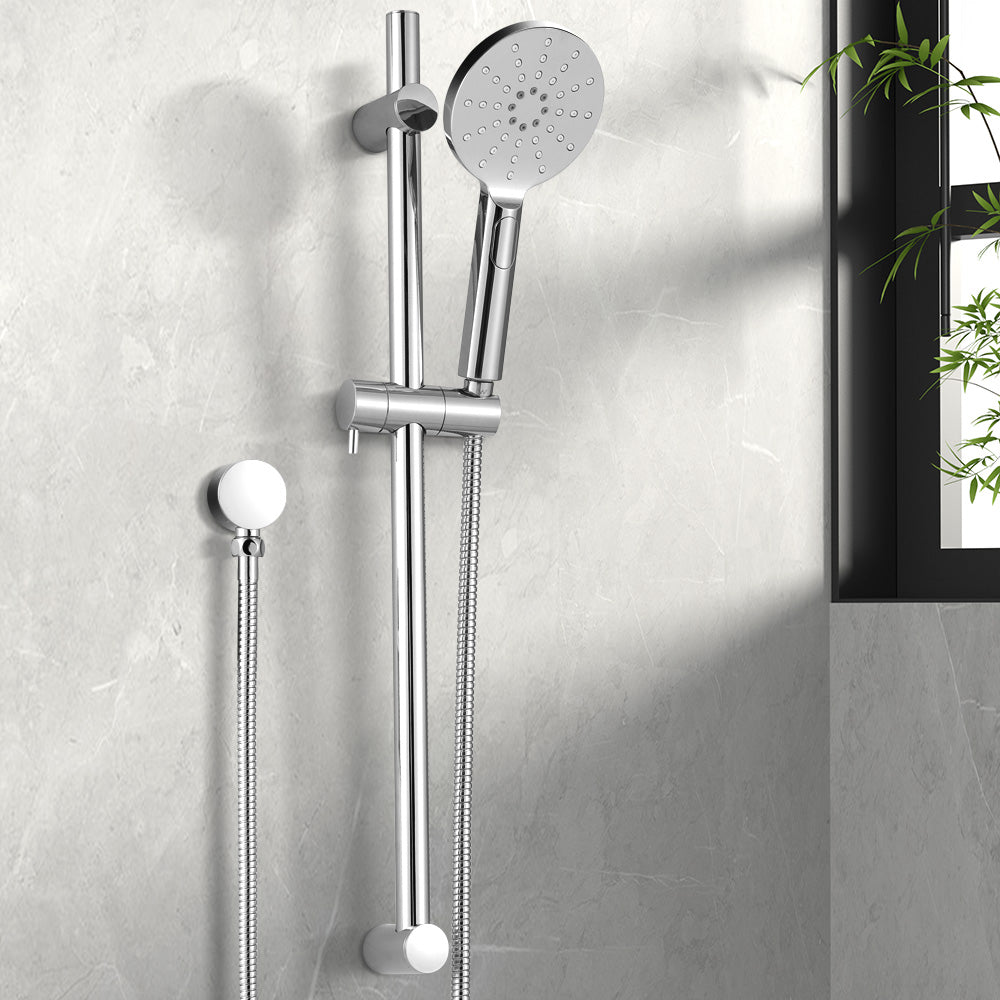 Handheld Shower Head Wall Holder 4.7'' High Pressure Adjustable 3 Modes Chrome Tristar Online