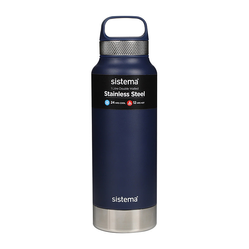 Sistema 1L S/Steel Bottle Asst Sistema