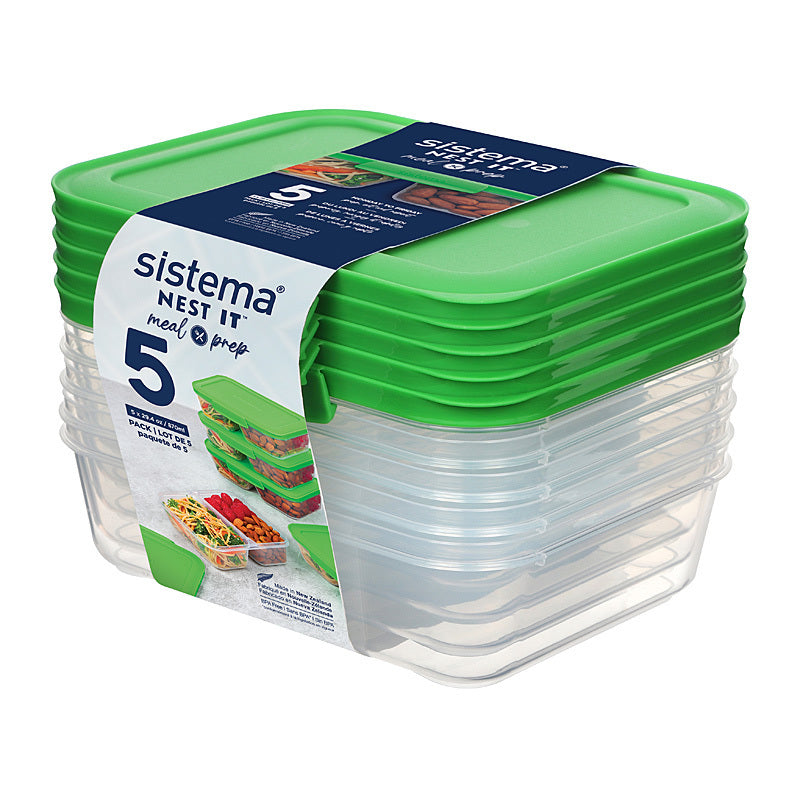 Sistema 870ml Meal Nest It Pk5 Sistema