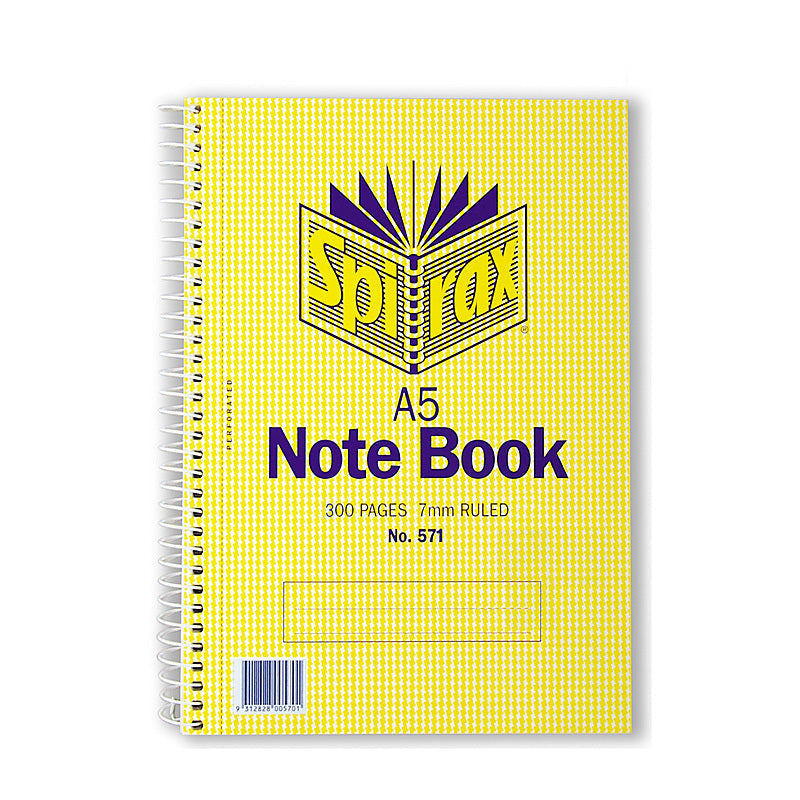 Spirax 571 N/book A5 300Pg Pk5 Spirax