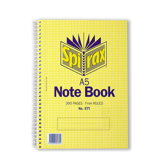 Spirax 571 N/book A5 300Pg Pk5 Spirax