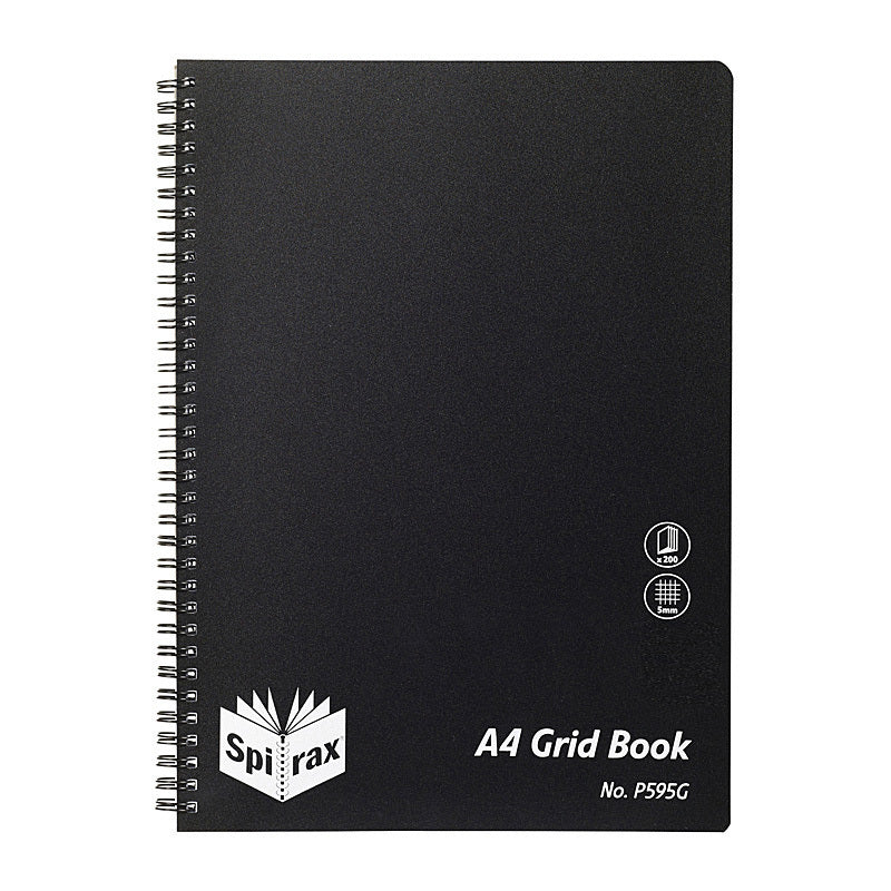 Spirax P595G PP Grid Book Pk5 Spirax