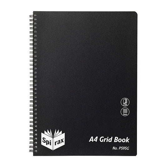 Spirax P595G PP Grid Book Pk5 Spirax