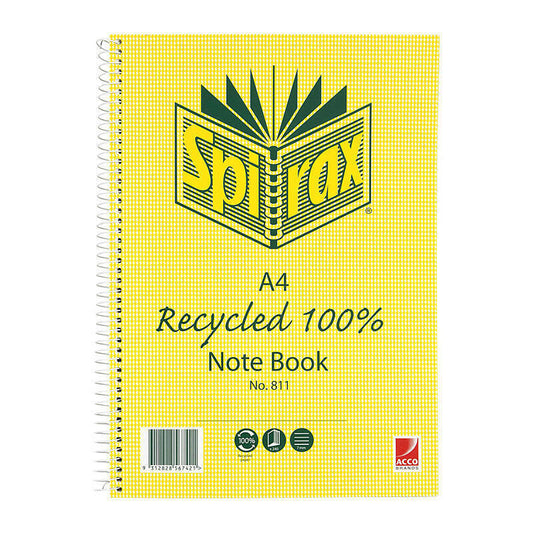 Spirax 811 N/book A4 240Pg Pk5 Spirax