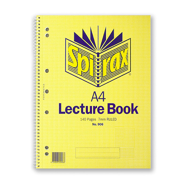 Spirax 906 Lect Book A4 Pk10 Spirax