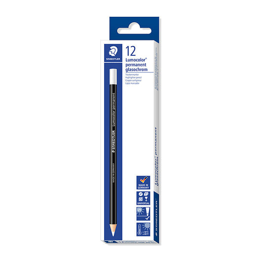 Staedtler Perm Pencil Wht Bx12 Staedtler
