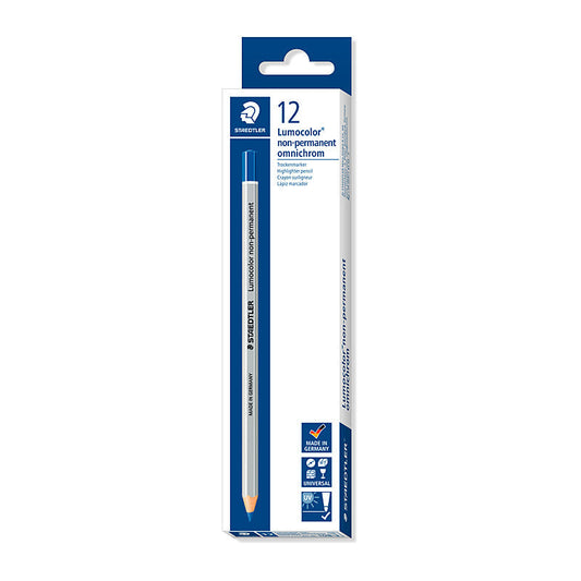 Staedtler Nonperm Mrk Blu Bx12 Staedtler
