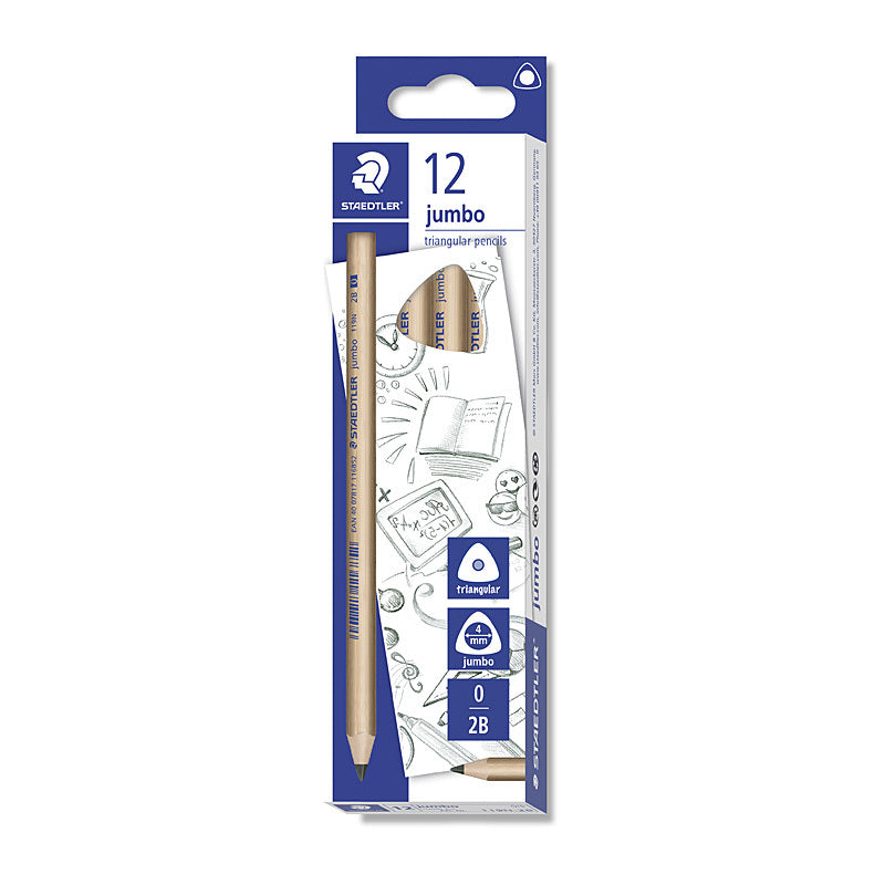 Staedtler Jumbo Pencil 2B Bx12 Staedtler