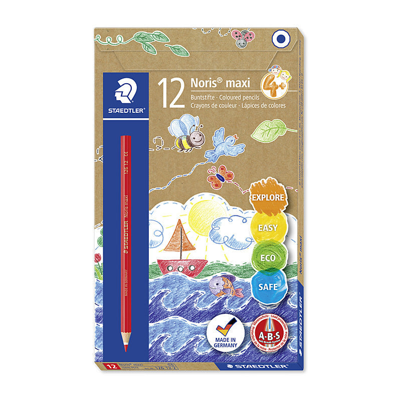 Staedtler NC Maxi Col Red Pk12 Staedtler