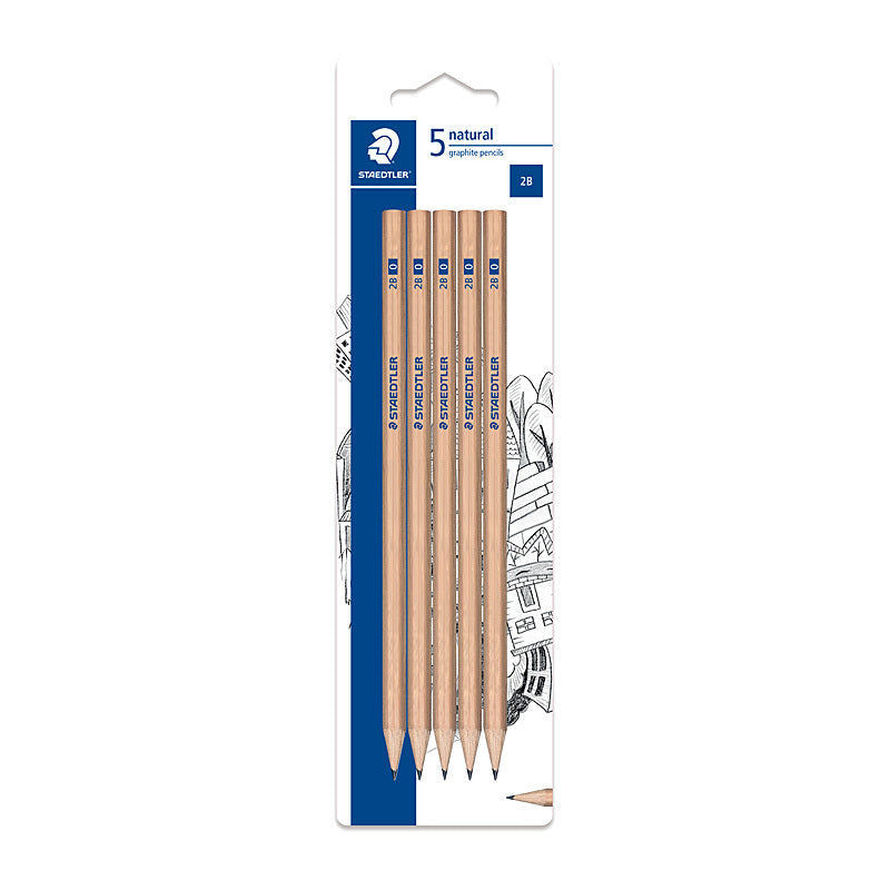 Staedtler Nat Penc 2B Pk5 Bx10 Staedtler