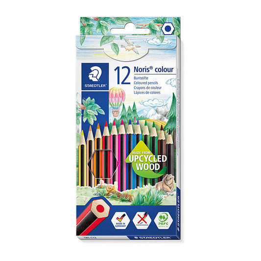 Staed Noris Hex Col Penc Bx12 Staedtler