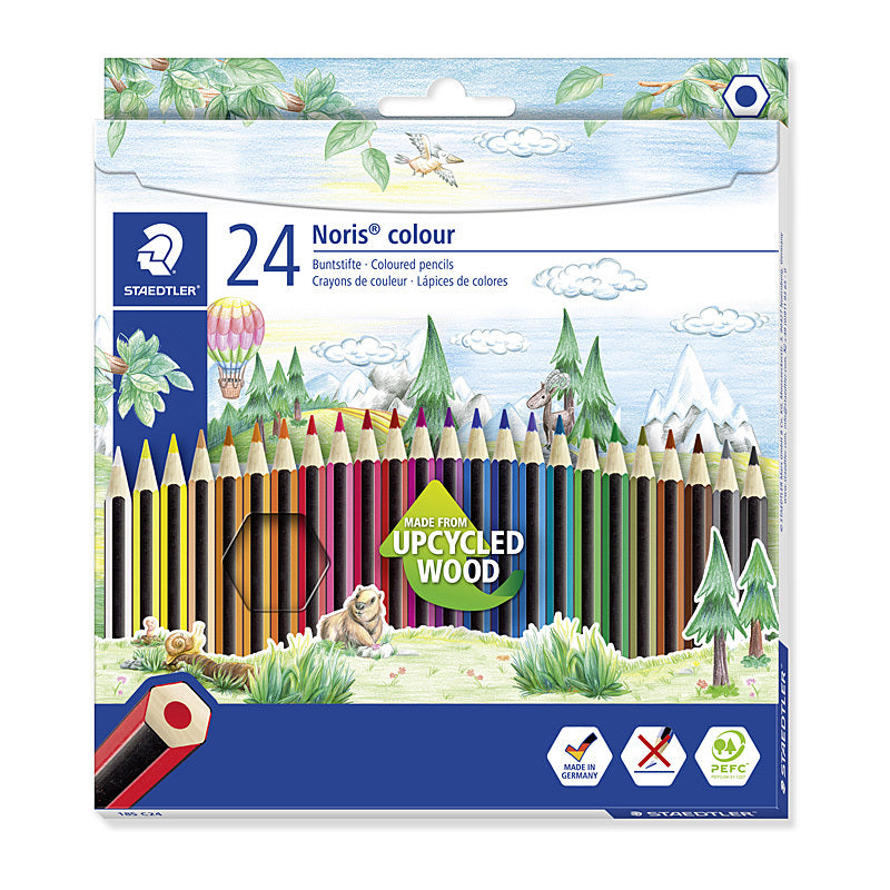 Staed Noris Hex Col Penc Bx24 Staedtler