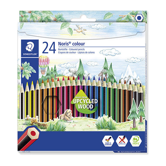 Staed Noris Hex Col Penc Bx24 Staedtler