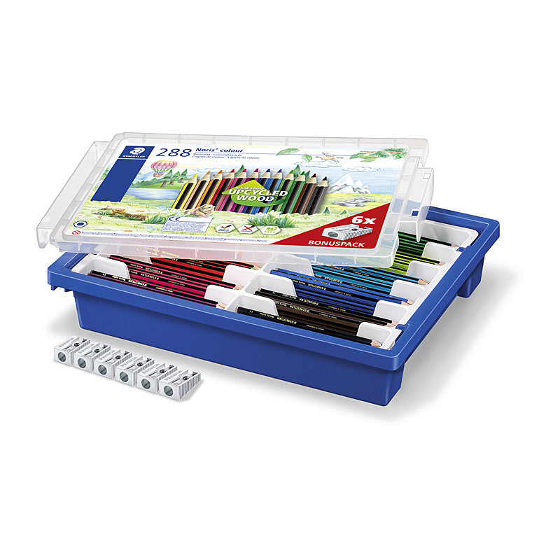 Staed Nor Hex Col Penc Tray288 Staedtler