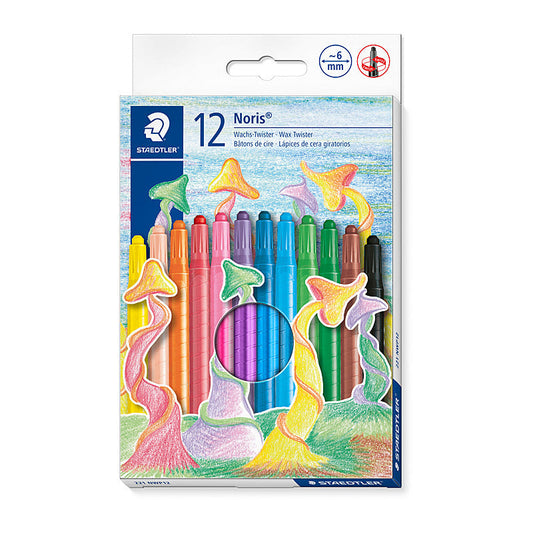 Staed Noris Twist Crayon Bx12 Staedtler