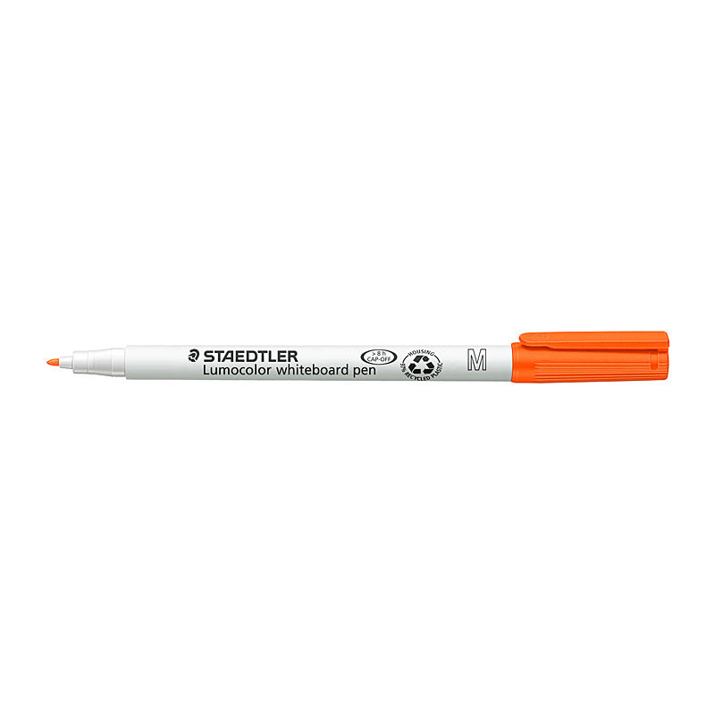 Staed Lumo W/B Pen Orange Bx10 Staedtler