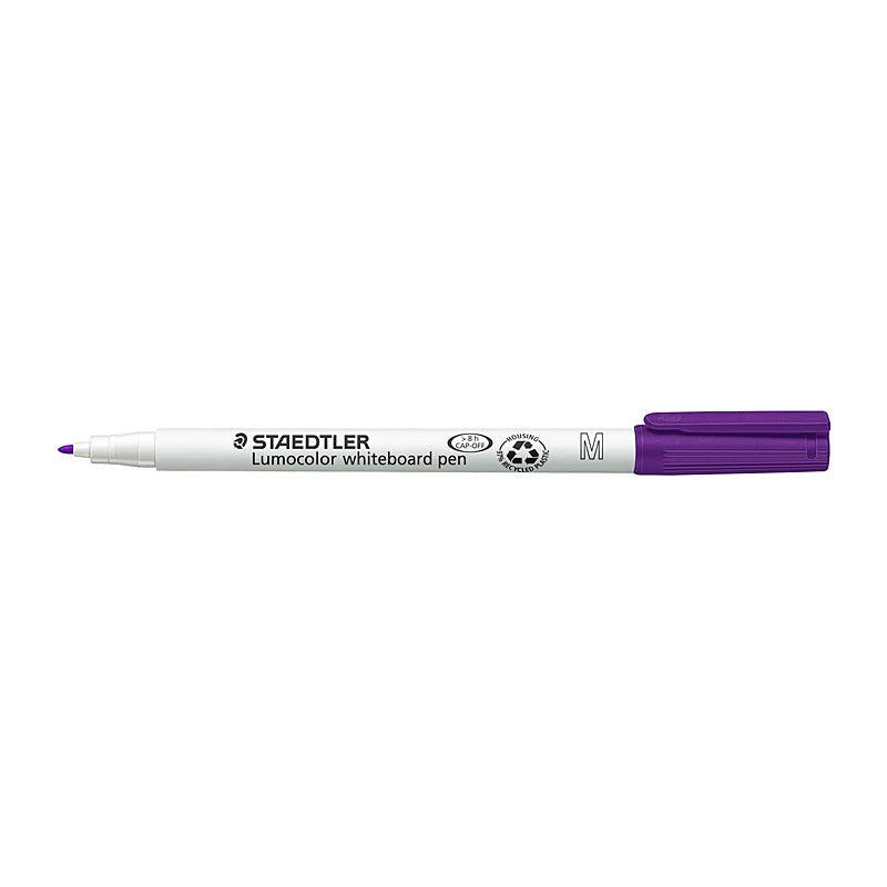 Staed Lumo W/B Pen Purple Bx10 Staedtler