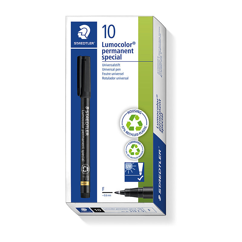 Staed Perm Markr Spec Blk Bx10 Staedtler
