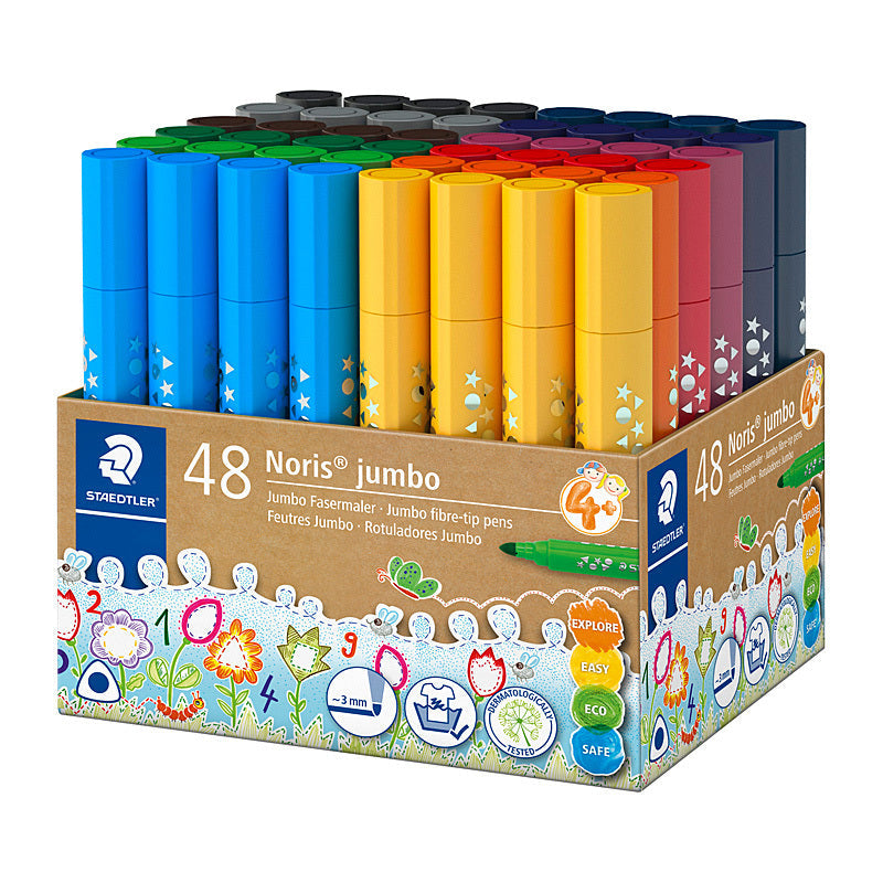 Staed Nor Jumb Tri Fibre Pk48 Staedtler