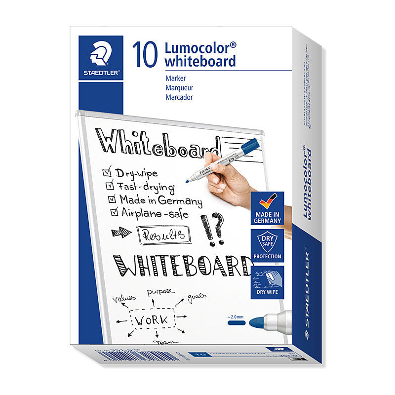 Staed W/BMrk 351 Bull Blu Bx10 Staedtler