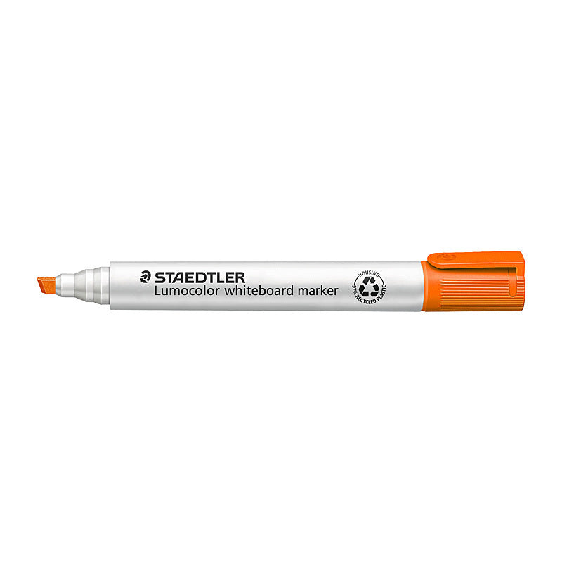 Staed Lumo W/B Mrk CP Org Bx10 Staedtler