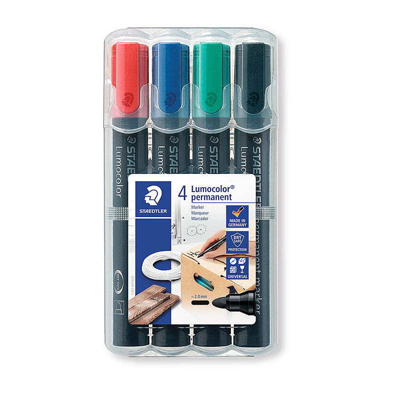 Staed PermMrk 352 Bull Ast Bx4 Staedtler
