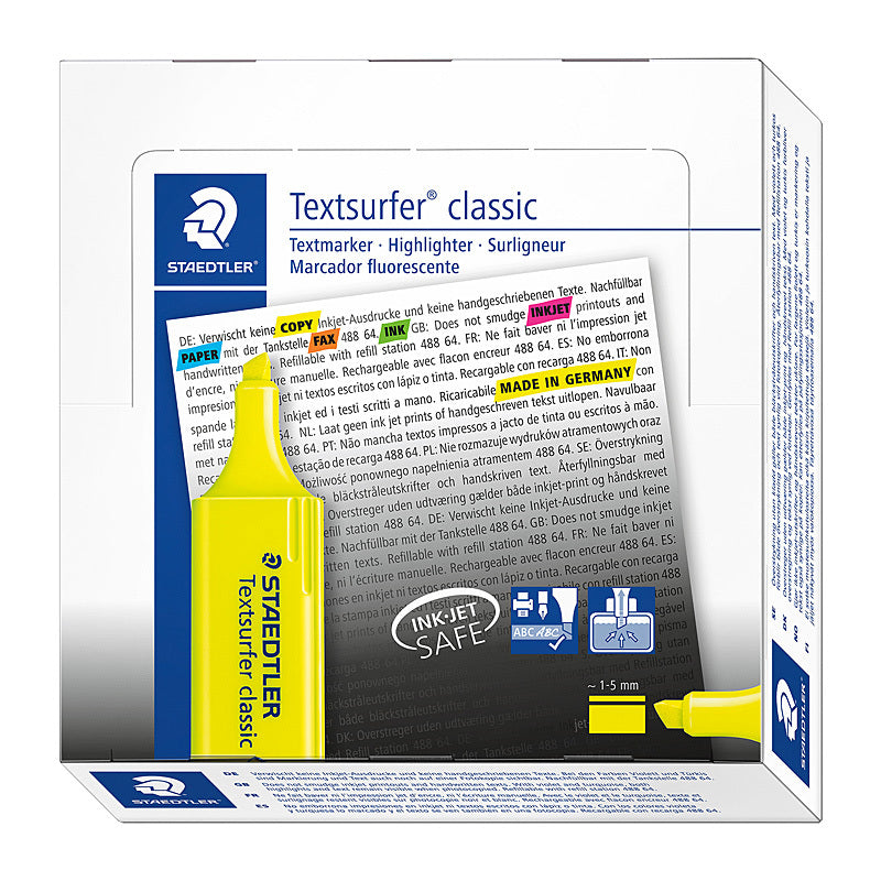Staed Hltr Textsurf Yllw Wlt10 Staedtler