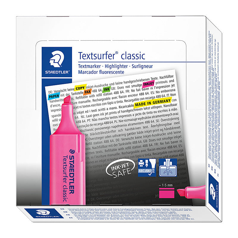 Staed Hltr Textsurf Pnk Wlt10 Staedtler
