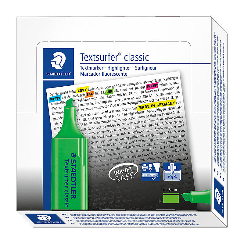 Staed Hltr Textsurf Grn Wlt10 Staedtler